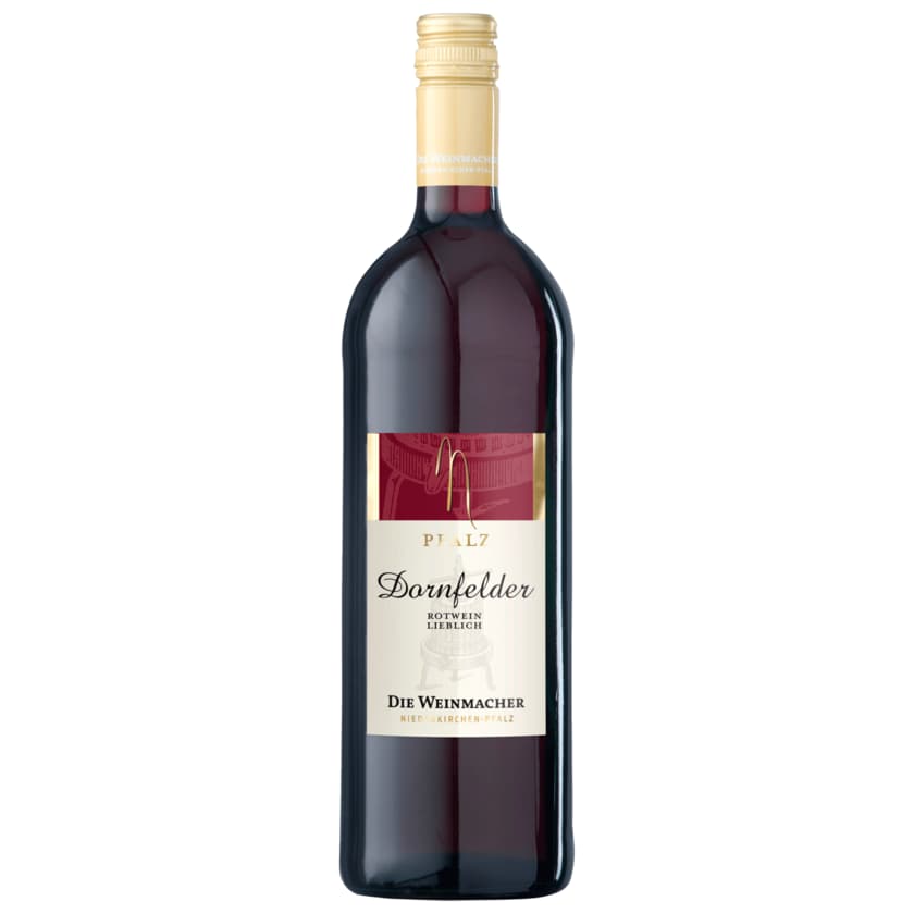 Die Weinmacher Rotwein Dornfelder lieblich 1l